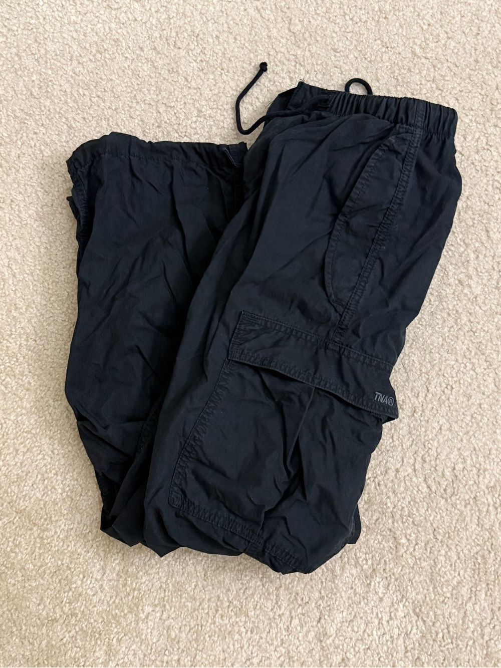TNA Black Squad Pocket Cargo Pants XS